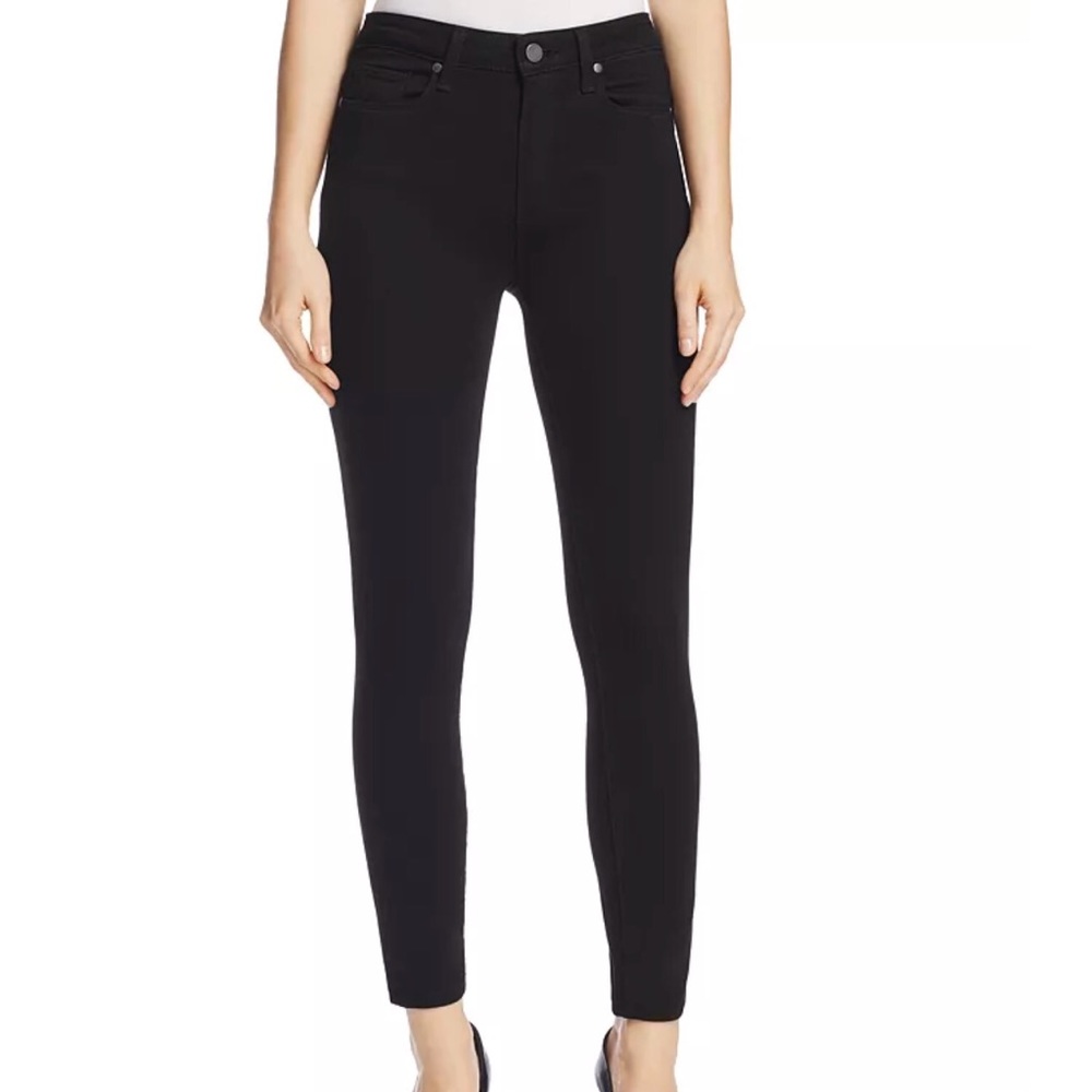 Black Paige Hoxton Ankle Skinny Jeans
